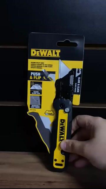 Vídeo de ESTILETE DOBRAVEL PUSH/F LIP C/ ARMAZE DEWALT DWHT10992