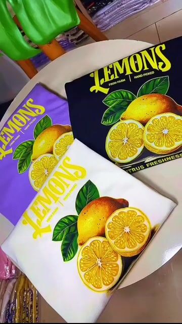 Vídeo de Tshirt Lemons (DTF)