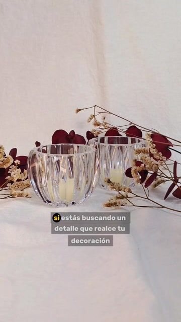 Video de Portavela Vidrio 6x6cm Souvenir Decoracion Candelabro