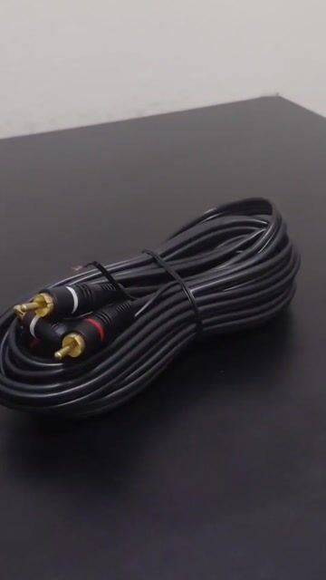 Vídeo de Cabo Som Automotivo Rca Macho 5 Metros Módulo