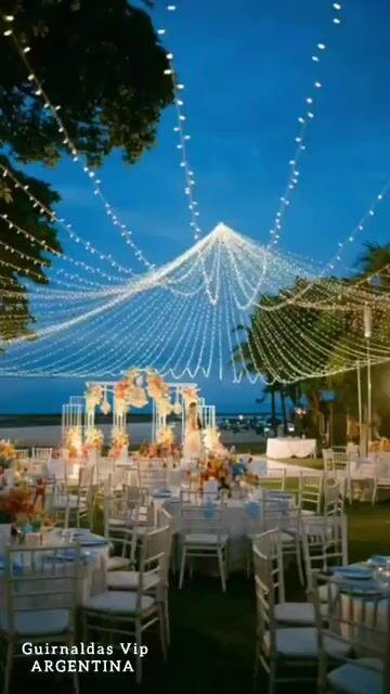 Video de Carpa de Luces LED 1000 Luces Cálidas 18 Metros para Eventos y Bodas