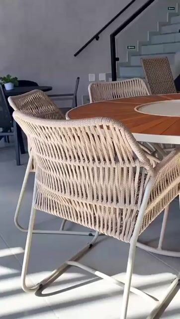Vídeo de CADEIRA CUBA EM ALUMINIO E CORDA NAUTICA