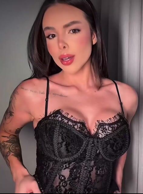 Vídeo de Sexy com renda