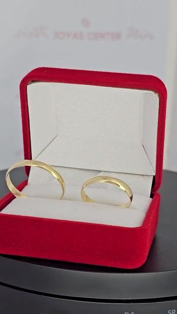 Video de Par Alianzas Oro 18k Amarillo 3 Grs El Par Media Caña M3030a