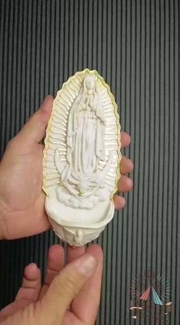 Video de Pia de Água BentaNossa Senhora de Guadalupe - resina 20 cm