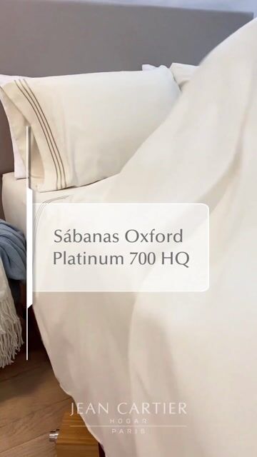 Video de JC JGO SABANAS OXFORD PLATINUM 700HQ TRIPLE FESTON TWIN