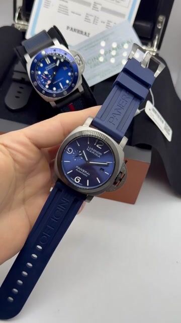 Video de Panerai Luminor Marina 47mm - AÇO /MOSTRADOR AZUL - SILICONE