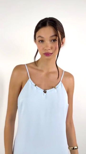 Video de Vestido Midi Com Miçangas
