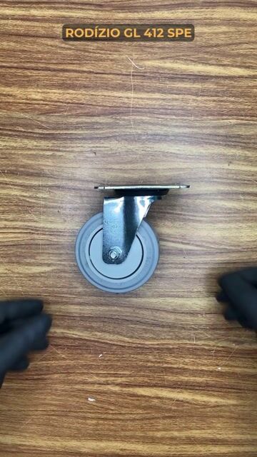 Vídeo de Rodízio GL 412 SPE 100mm Mobilidade e Proteção com Baixo Ruído - SCHIOPPA