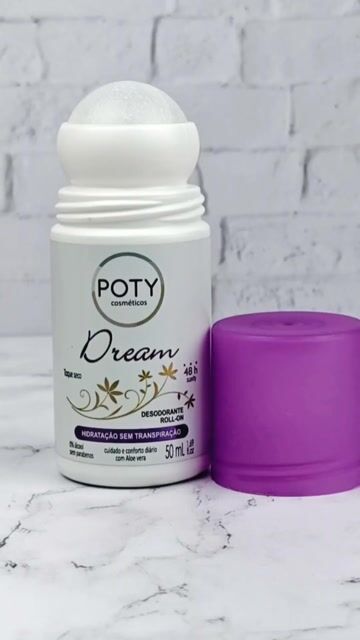 Vídeo de Desodorante Roll-on Dream 50ml Poty Cosméticos