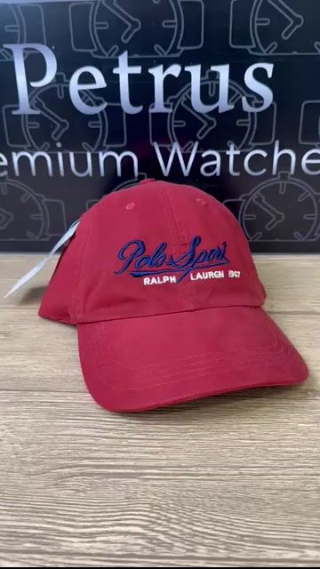 Video de Boné Polo Ralph Lauren vermelho