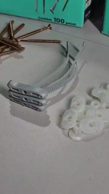 Vídeo de 1000pcs Bucha Nylon Sk44 Gesso Drywall Bloco Parafuso Philips