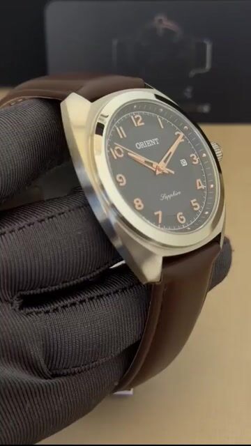 Video de Orient Eternal Masculino MBSC1044 D2NX 40mm - AÇO/MOSTRADOR AZUL - COURO