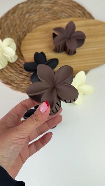 Video de Pack 6 Pinzas Hibiscus Mate Neutro
