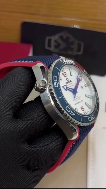 Video de Omega Seamaster 42mm - AÇO/MOSTRADOR BRANCO - NYLON