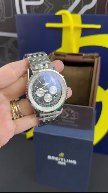 Video de Breitling Navitimer 46mm - AÇO/MOSTRADOR PRETO