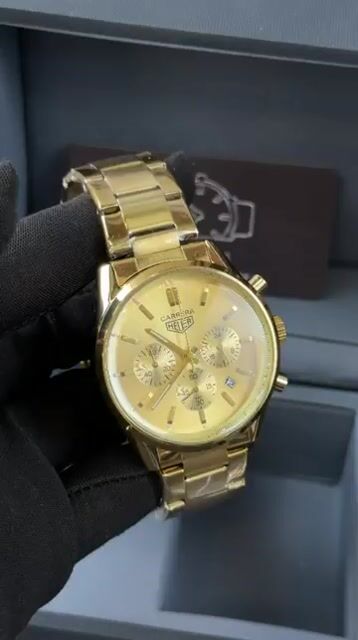 Video de TAG Heuer Carrera 42mm - AÇO DOURADO/MOSTRADOR DOURADO