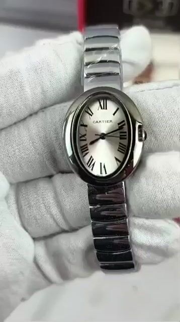 Video de Cartier Baignoire - AÇO/MOSTRADOR BRANCO