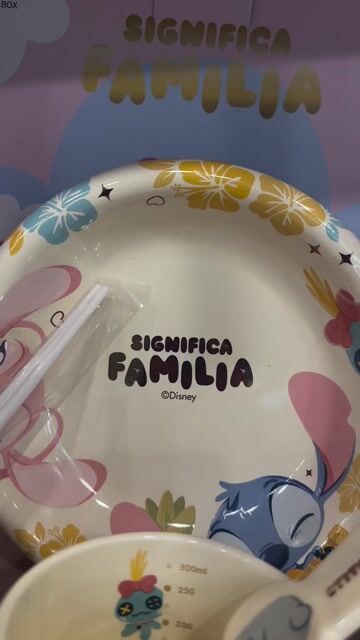 Video de SET VAJILLA CERÁMICA STITCH