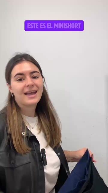 Video de Calza Mini Short Algodón y Lycra Tiro Medio Mujer Art.21222