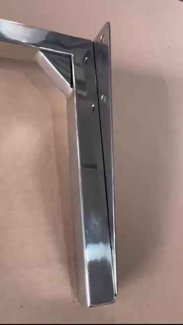 Video de MÃO FRANCESA EM AÇO INOX PARA SUPORTE DE BANCADAS E PRATELEIRAS