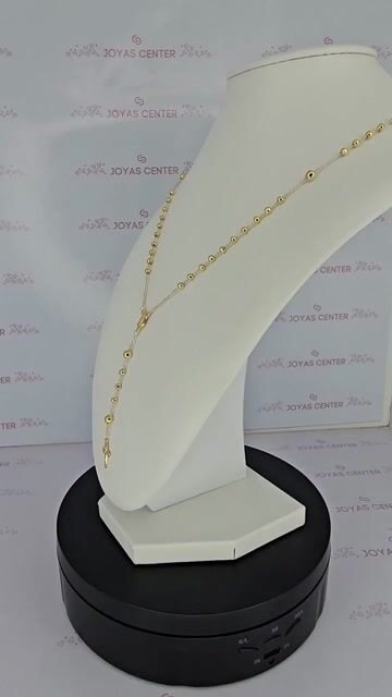 Video de Collar Religioso Rosario Oro 18k 45 Cm 6.1 Gramos Ch - C2359