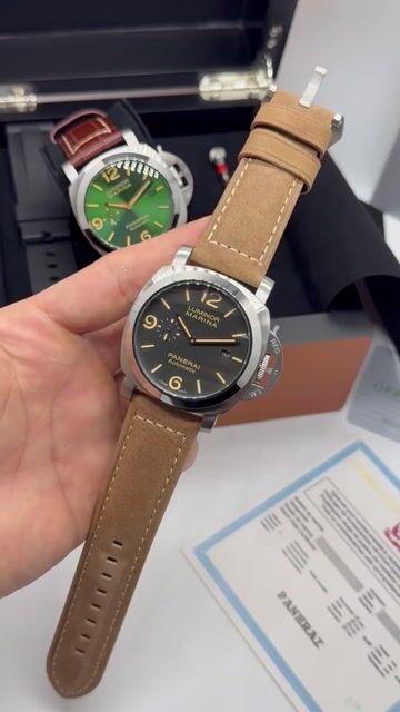 Video de Panerai Luminor Marina 47mm - AÇO/MOSTRADOR PRETO - COURO