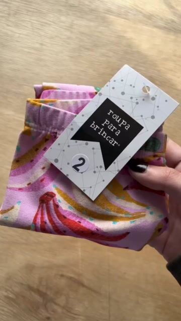 Video de Calça Legging Infantil Estampada Tropicália