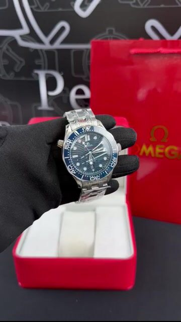 Video de Omega Seamaster 42mm - AÇO/MOSTRADOR AZUL