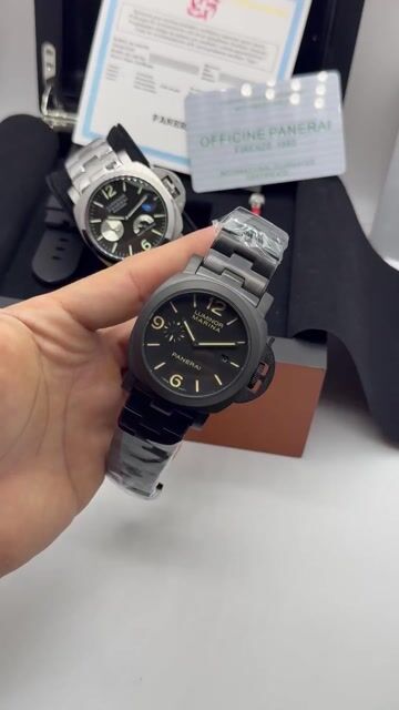 Video de Panerai Luminor Marina 44mm - AÇO PRETO/MOSTRADOR PRETO