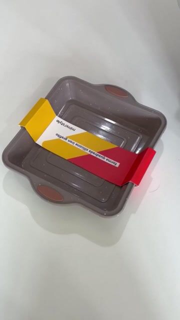 Video de Forma Quadrada Silicone Iron Grafito Mimo Style 28 cm