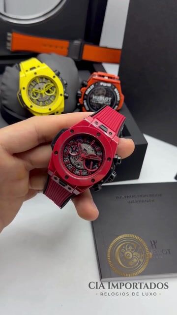 Vídeo de Big Bang Relógio Premium Vermelho Masculino | CIA IMPORTADOS