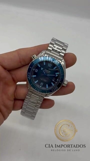 Vídeo de Omega Seamaster Relógio Premium Azul Masculino | CIA IMPORTADOS