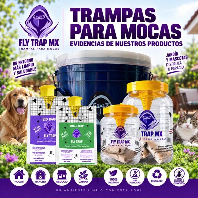 Video de TRAMPAS PARA MOSCAS DESECHABLES “DOMESTIC” – PAQUETE 20 PIEZAS