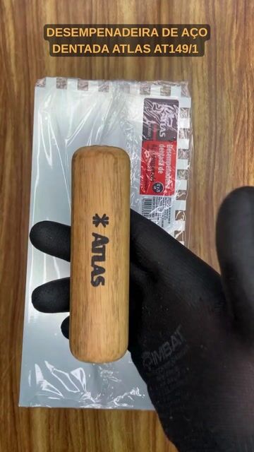 Vídeo de DESEMPENADEIRA AÇO TEMPERADO DENTADA 8MM 12CM X 25MM ATLAS