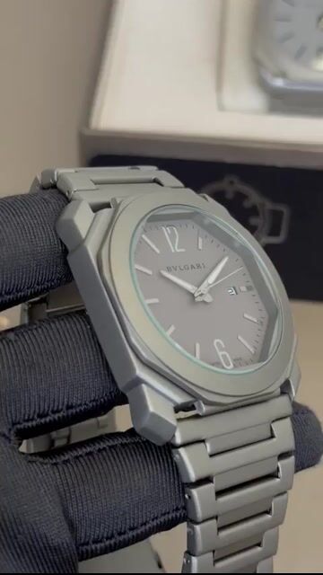 Video de Bvlgari Octo 42mm - AÇO/MOSTRADOR CINZA
