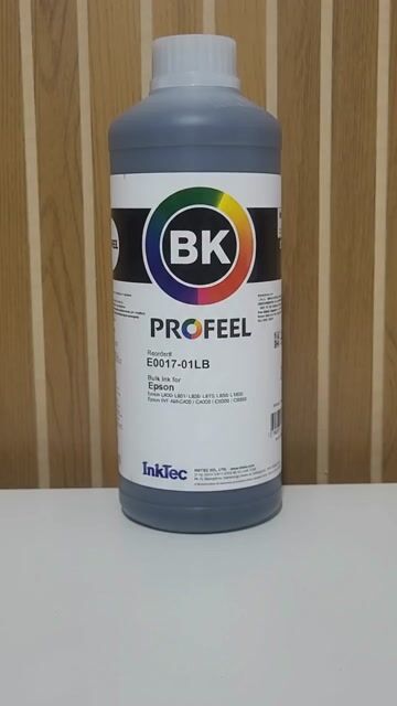 Vídeo de Tinta Corante Preta Profeel Inktec E0017 1l ART ESTILO
