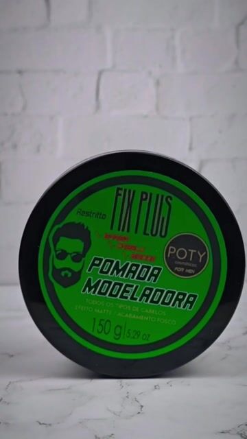 Vídeo de Pomada Modeladora Restritto Barba e Cabelo 150g Poty Cosméticos