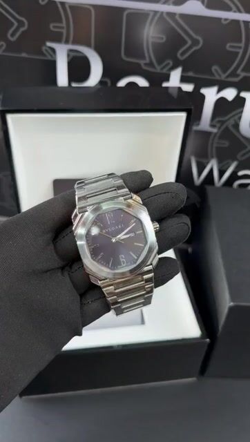 Video de Bvlgari Octo 42mm - AÇO/MOSTRADOR AZUL