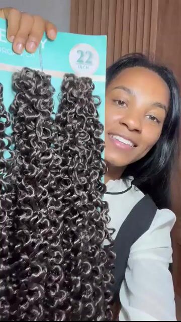 Video de Cabelo SUPERIOR CROCHET _ cor 4