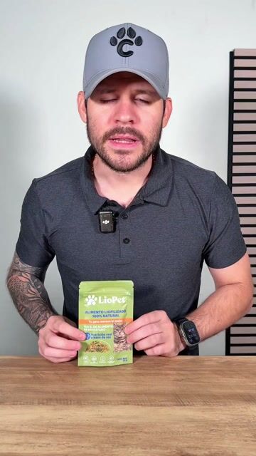 Video de Sobre de alimento liofilizado para gatos a base de res 25g