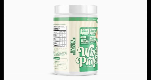 Vídeo de Whey Protein | Torta de Limão da Tia Carol - 450g
