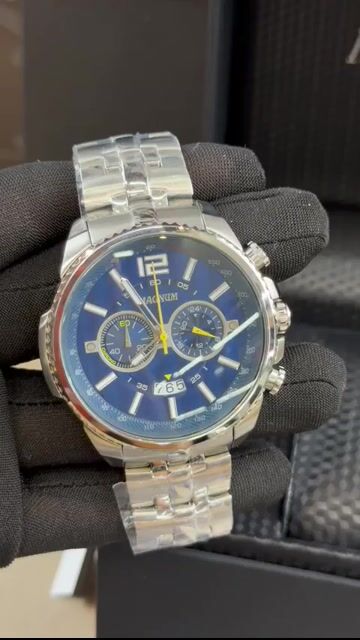 Video de Magnum MA32229F 45mm - Aço/Mostrador Azul