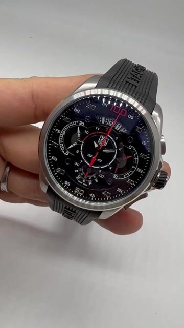 Video de TAG Heuer Grand Carrera Mercedez-Benz SLS 47mm - AÇO/MOSTRADOR PRETO - SILICONE