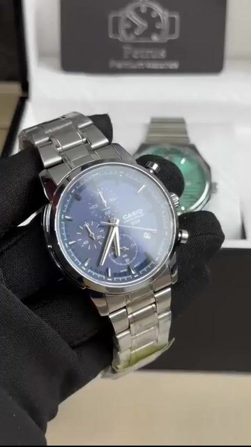 Video de Casio MTP 41mm - AÇO/MOSTRADOR AZUL