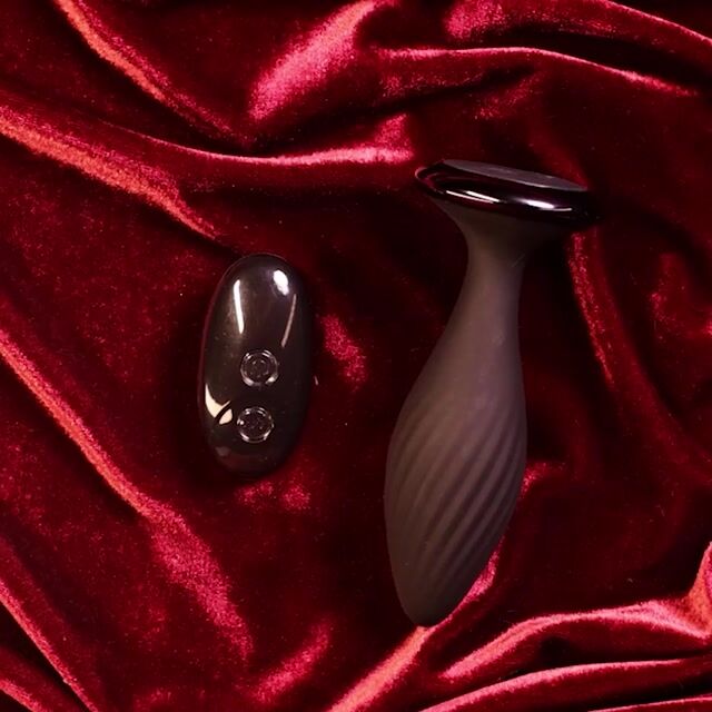 Vídeo de VÉRTICE – plug anal vibratório em silicone macio com controle remoto