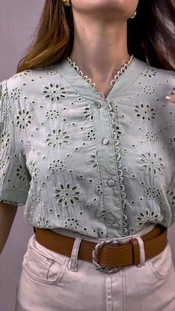 Video de Camisa Broderie Emma