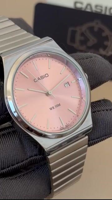 Video de Casio 38mm - AÇO/MOSTRADOR ROSA