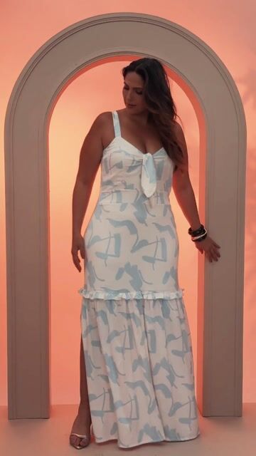 Vídeo de Vestido Flora Azul