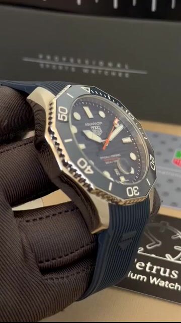 Video de TAG Heuer Aquaracer 43mm - AÇO/MOSTRADOR AZUL - SILICONE